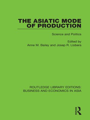 cover image of The Asiatic Mode of Production